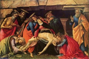 Sandro_Botticelli_Lamentation over dead Christ
